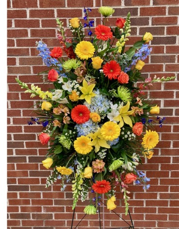 Garden Tribute  Standing Spray in Culpeper, VA | ENDLESS CREATIONS FLOWERS AND GIFTS