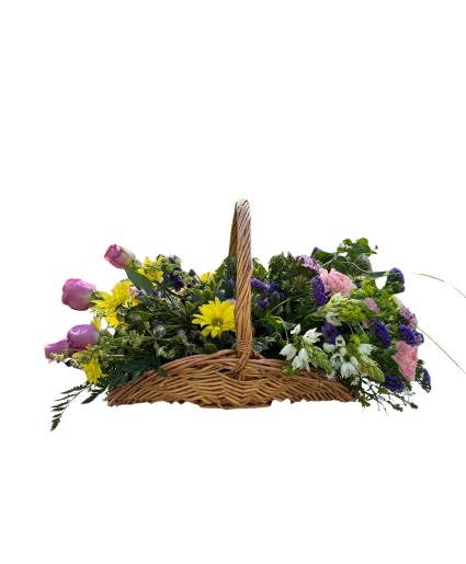 Garden Walk Basket Basket Arrangement