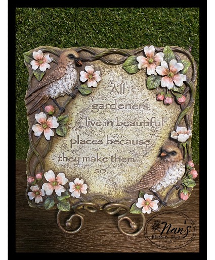 Gardeners Plaque
