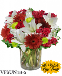 COLOR OF LOVE FLORAL ARRANGEMENT
