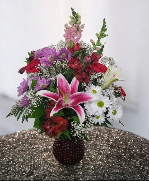 Gather My Love  FHF-V6711 Fresh Vase Arrangement (local delivery only)