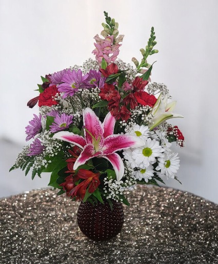 Gather My Love  FHF-V6711 Fresh Vase Arrangement (local delivery only)