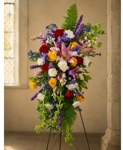 Gathered Garden Standing Spray