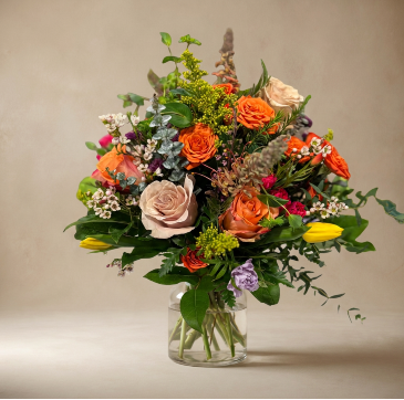 Gathered in Color vase arrangement in Eagle, ID | Hope Blooms Flowers & Things