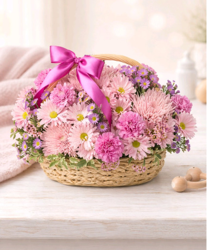 GENTLE DREAMS Basket Arrangement