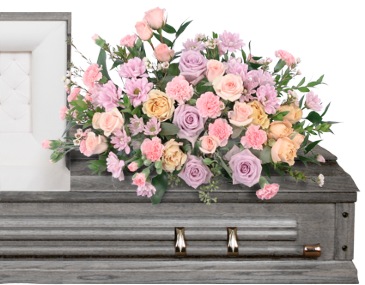 Gentle Solace Child's Casket Spray in North Platte, NE | PRAIRIE FRIENDS & FLOWERS