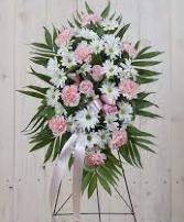 Gentle Thoughts Standing Spray  FHF-S1001 Funeral Standing Spray