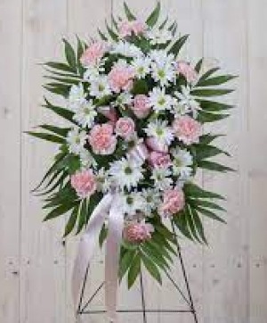Gentle Thoughts Standing Spray  FHF-S1001 Funeral Standing Spray