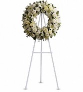 GENTLE WHISPER  FUNERAL WREATH
