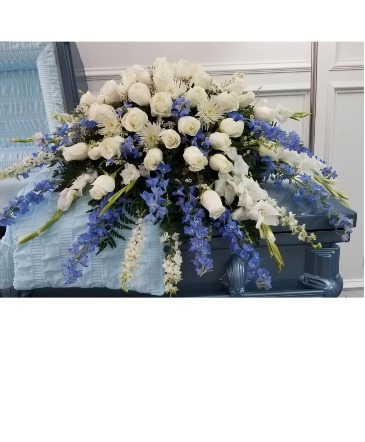 Gentleness Casket Spray  Casket Spray  in Nederland, TX | Harris Florist