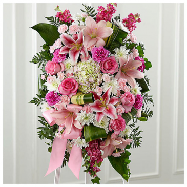 Gently Into The Ever-after™ Standing Spray Standing Spray in Las Vegas, NV | Blooming Memory