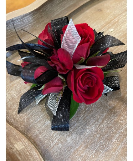 Georgia Pride Wrist Corsage