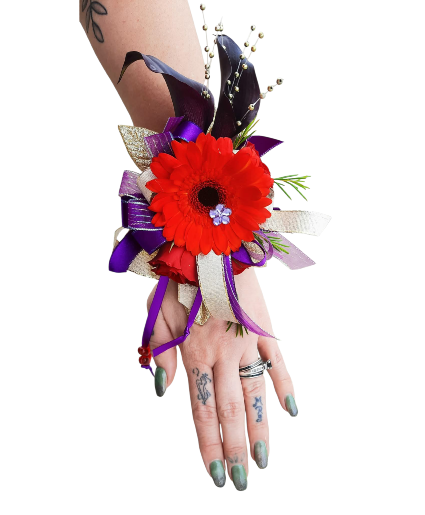 Gerb and Calla  wristlet 