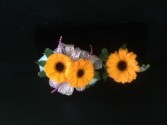 Gerbera Daisy   Wrist Corsage $50      Boutonniere $15