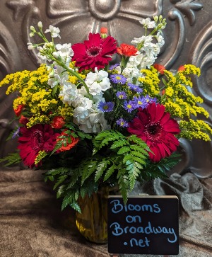 Gerbers n grow Vase arrangement 
