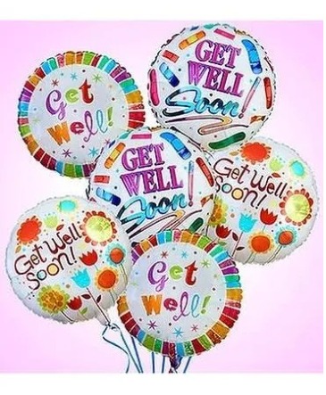 Get well balloon bouquet balloon in Spokane, WA | FOUR SEASONS PLANT & FLOWER SHOP