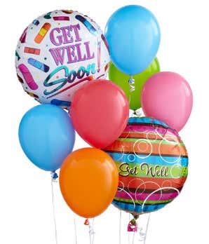 Get Well Balloon Bunch 