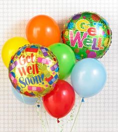 Get Well Balloon Bunch 