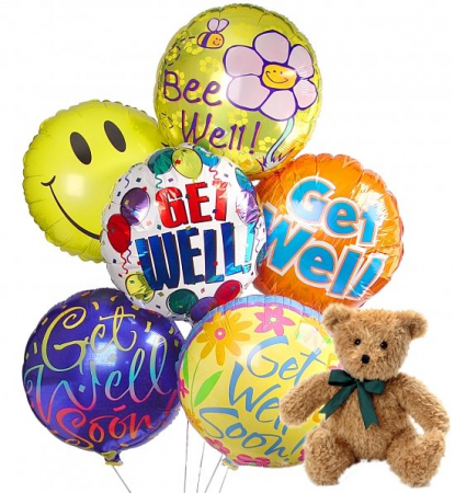 Get Well Balloon  Plush and Get Well balloons BQT