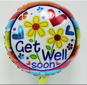 get well soon balloon 