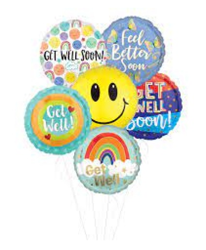 Get Well Soon Balloon Bouquet 