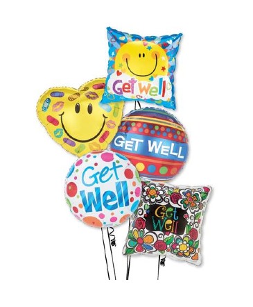 Get Well Soon! Balloon Bouquet in Warner Robins, GA | SHARRON'S FLOWER HOUSE