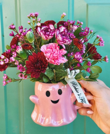 Ghost Mug Arrangement, pink 