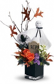 GHOSTLY GARDENS BOUQUET Halloween Arrangement