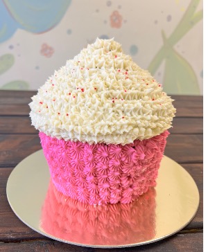 Giant  Gourmet Cupcake by Rainy Sunday Cupcakes 