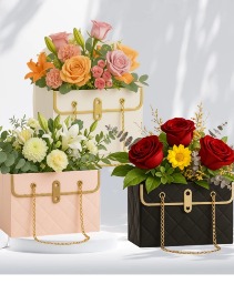 Gias Purse Assorted Flowers 
