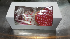 Gift Boxed  Valentine Cookies by Sweet Alainas $15.95