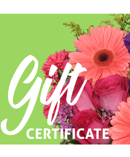 Send A Gift Certificate Redeemable Anytime