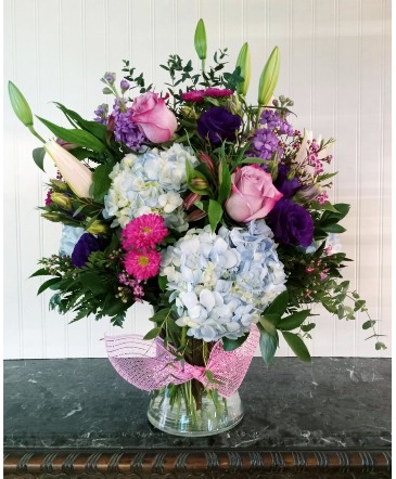 GINA'S High-End Garden In Large Mouth Vase in Ventura, CA | Mom And Pop Flower Shop