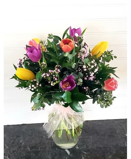 Gina's Tulip Delight  Exclusively at Mom & Pops