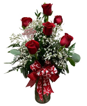Half Dozen Valentine's Special 6 Red Roses