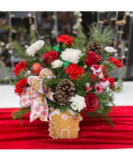 Gingerbread House Bouquet, sorry sold out 