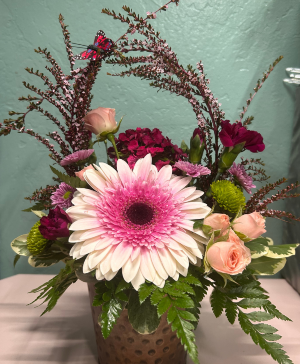 Givin' Me Butterflies Container Arrangement