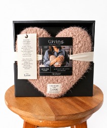 Weighted Heart Pillow - Camel 