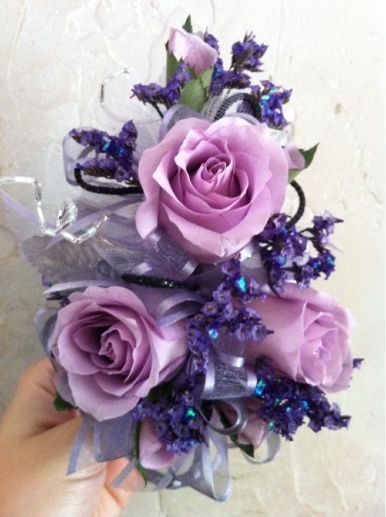 Royal Purple Wristlet 