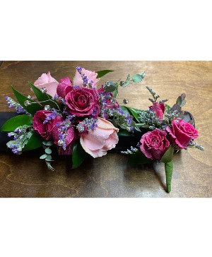 Glamour and Glitz Combo Wrist Corsage