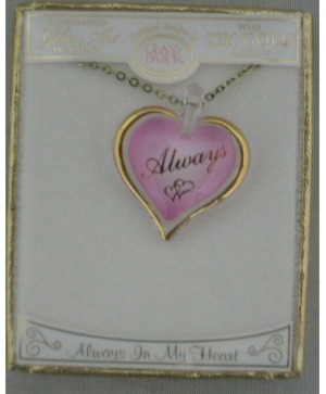 Glass Baron ~ Always In My Heart Pendant 
