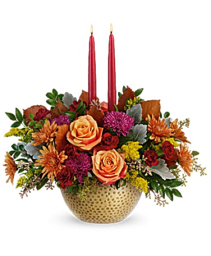 Gleaming Autumn Centerpiece