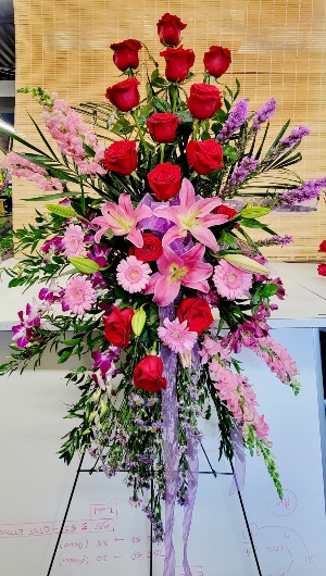 Glorious Farewell Standing Spray
