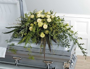Graceful Grandeur  Casket Flowers