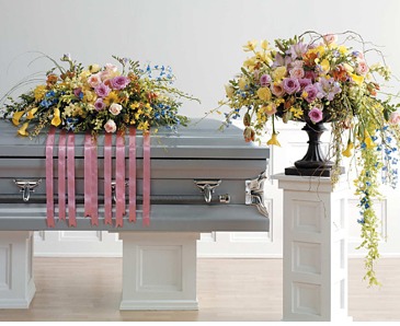 Glorious Granduer Funeral Flower Package in Riverside, CA | Willow Branch Florist of Riverside