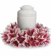 Glorious Life Wreath Funeral Arrangement 