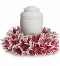 Glorious Life Wreath Funeral Arrangement 