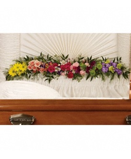 Glorious Memories Garland Casket Insert