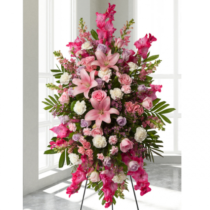 Glorious Spray Rose Standing Spray
