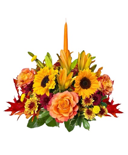 Glowing Thanksgiving Centerpiece 